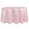 thumbnail image 1 of Ultimate Textile (3 Pack) Satin 84-Inch Round Tablecloth - for Wedding, Special Event or Banquet use, Blush Ice Pink, 1 of 4