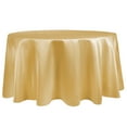 thumbnail image 1 of Ultimate Textile (3 Pack) Satin 96-Inch Round Tablecloth - for Wedding, Special Event or Banquet use, Wheat Yellow Brown, 1 of 4