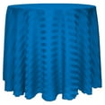 thumbnail image 1 of Ultimate Textile (3 Pack) Satin-Stripe 108-Inch Round Tablecloth - for Wedding and Catering, Hotel or Home Dining use, Cobalt Blue, 1 of 3