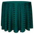 thumbnail image 1 of Ultimate Textile (3 Pack) Satin-Stripe 120-Inch Round Tablecloth - for Wedding and Catering, Hotel or Home Dining use, Teal, 1 of 3