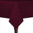 thumbnail image 1 of Ultimate Textile (3 Pack) Satin-Stripe 52 x 70-Inch Rectangular Tablecloth - for Wedding and Catering, Hotel or Home Dining use, Burgundy Red, 1 of 3