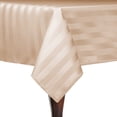 thumbnail image 1 of Ultimate Textile (3 Pack) Satin-Stripe 52 x 70-Inch Rectangular Tablecloth - for Wedding and Catering, Hotel or Home Dining use, Cafe, 1 of 3