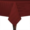 thumbnail image 1 of Ultimate Textile (3 Pack) Satin-Stripe 60 x 108-Inch Rectangular Tablecloth - for Wedding and Catering, Hotel or Home Dining use, Brick Rust Red, 1 of 3
