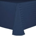 thumbnail image 1 of Ultimate Textile (3 Pack) Satin-Stripe 90 x 156-Inch Rectangular Tablecloth - for Wedding and Catering, Hotel or Home Dining use, Lagoon Blue, 1 of 3