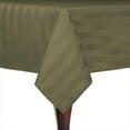 thumbnail image 1 of Ultimate Textile (3 Pack) Satin-Stripe 90 x 90-Inch Square Tablecloth - for Wedding and Catering, Hotel or Home Dining use, Army Green, 1 of 3