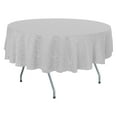 thumbnail image 1 of Ultimate Textile (3 Pack) Somerset 72-Inch Round Damask Tablecloth - Jacquard Weave Scroll Design, White, 1 of 3