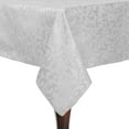 thumbnail image 1 of Ultimate Textile (3 Pack) Somerset 72 x 120-Inch Rectangular Damask Tablecloth - Jacquard Weave Scroll Design, White, 1 of 3