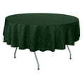 thumbnail image 1 of Ultimate Textile (3 Pack) Somerset 84-Inch Round Damask Tablecloth - Jacquard Weave Scroll Design, Hunter Green, 1 of 3