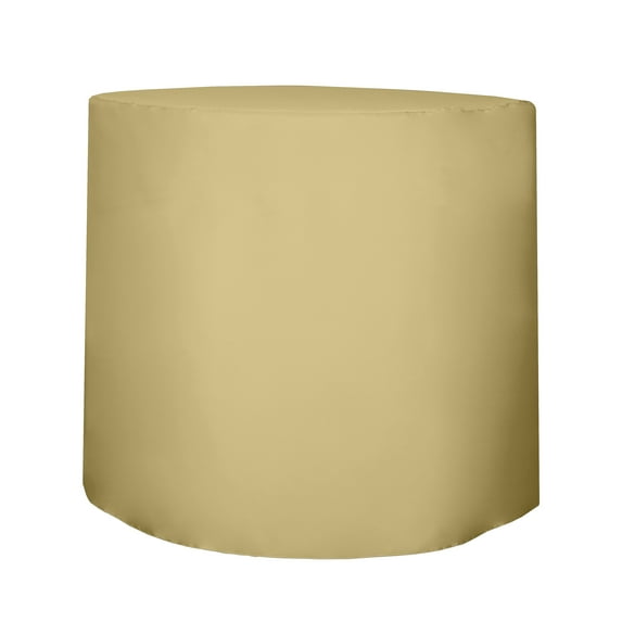 Ultimate Textile 30-Inch Round Fitted Polyester Cocktail Table Cover 42"H