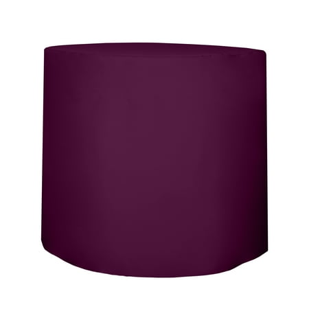 Ultimate Textile 30-Inch Round Fitted Polyester Cocktail Table Cover 42"H