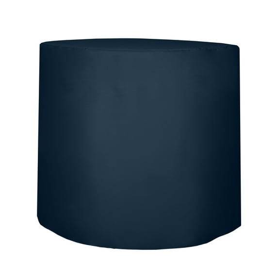 Ultimate Textile 30-Inch Round Fitted Polyester Cocktail Table Cover 42"H