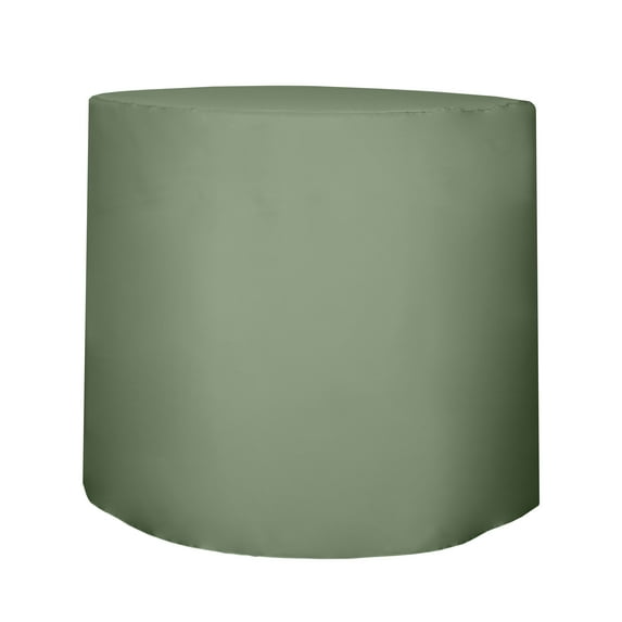 Ultimate Textile 30-Inch Round Fitted Polyester Cocktail Table Cover 42"H