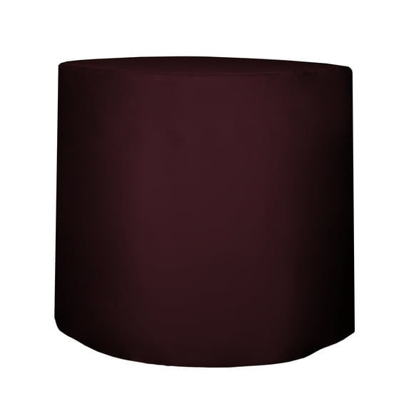 Ultimate Textile 30-Inch Round Fitted Polyester Cocktail Table Cover 42"H