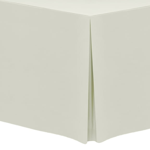 Ultimate Textile 48 x 48-Inch Square Fitted Polyester Tablecloth