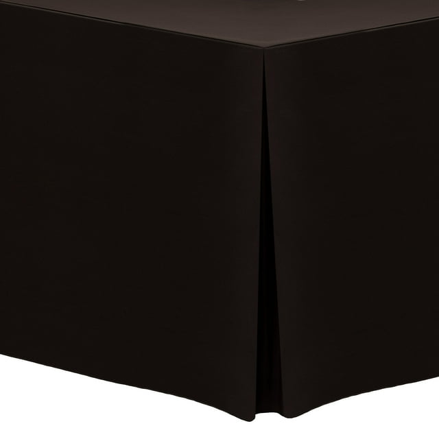 Ultimate Textile 48 x 48-Inch Square Fitted Polyester Tablecloth