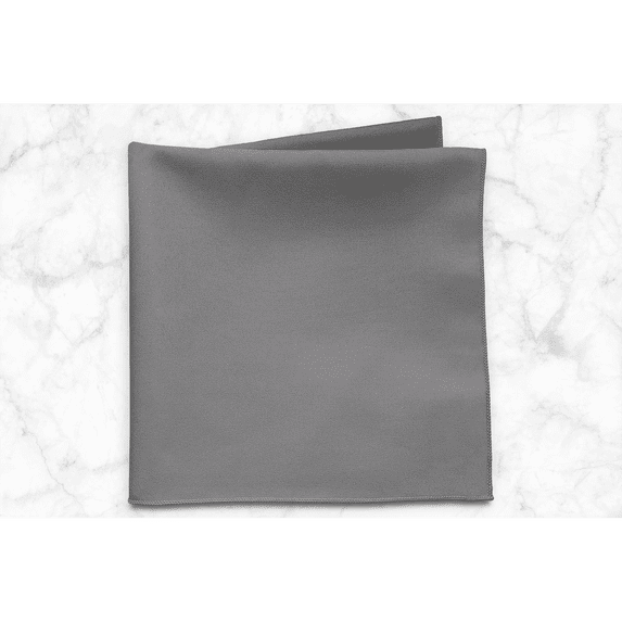 Ultimate Textile (5 Dozen) 17 x 17-Inch Polyester Cloth Napkins - for Wedding, Restaurant or Banquet use, Charcoal Grey