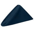 thumbnail image 1 of Ultimate Textile (5 Dozen) Faux Burlap - Havana 17 x 17-Inch Napkins - Basket Weave, Navy Blue, 1 of 3