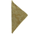 thumbnail image 1 of Ultimate Textile (5 Dozen) Miranda 17 x 17-Inch Damask Cloth Napkins- Jacquard Weave, Dijon Gold, 1 of 3