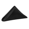 thumbnail image 1 of Ultimate Textile (5 Dozen) Satin 17 x 17-Inch Napkins - for Wedding, Special Event or Banquet use, Black, 1 of 4