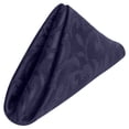 thumbnail image 1 of Ultimate Textile (5 Dozen) Somerset 17 x 17-Inch Damask Cloth Napkins- Jacquard Weave Scroll Design, Plum Purple, 1 of 1