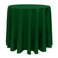thumbnail image 1 of Ultimate Textile (5 Pack) 114-Inch Round Polyester Linen Tablecloth - for Wedding, Restaurant or Banquet use, Hunter Green, 1 of 3