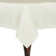 thumbnail image 1 of Ultimate Textile (5 Pack) 54 x 54-Inch Square Polyester Linen Tablecloth - for Wedding, Restaurant or Banquet use, Ivory Cream, 1 of 3