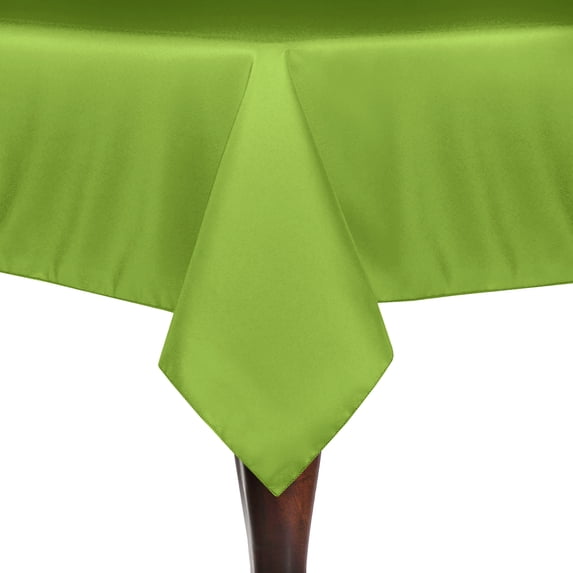Ultimate Textile (5 Pack) 54 x 96-Inch Rectangle Tablecloth - for Wedding, Restaurant or Banquet use, Lime Green