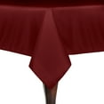 thumbnail image 1 of Ultimate Textile (5 Pack) 60 x 144-Inch Rectangular Polyester Linen Tablecloth - for Wedding, Restaurant or Banquet use, Cherry Red, 1 of 3