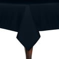 thumbnail image 1 of Ultimate Textile (5 Pack) 60 x 60-inch Square Polyester Linen Tablecloth - for Wedding, Restaurant or Banquet use, Navy Blue, 1 of 3