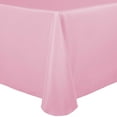 thumbnail image 1 of Ultimate Textile (5 Pack) 70 x 104-Inch Oval Polyester Linen Tablecloth - for Home Dining Tables, Pink Balloon, 1 of 2