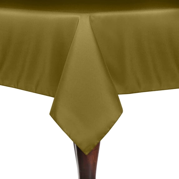 Ultimate Textile (5 Pack) 72 x 72-Inch Square Polyester Linen Tablecloth - for Wedding, Restaurant or Banquet use, Acid Green