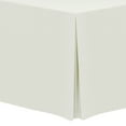 thumbnail image 1 of Ultimate Textile (5 Pack) 8 ft. Fitted Polyester Tablecloth - for 24 x 96-Inch Banquet and Folding Rectangular Tables, Ivory Cream, 1 of 3