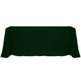 thumbnail image 1 of Ultimate Textile (5 Pack) 90 x 156-Inch Rectangular Polyester Linen Tablecloth with Rounded Corners - for Wedding, Restaurant or Banquet use, Forest Green, 1 of 4
