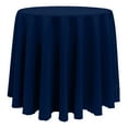 thumbnail image 1 of Ultimate Textile (5 Pack) 96-Inch Round Polyester Linen Tablecloth - for Wedding, Restaurant or Banquet use, Deep Royal Blue, 1 of 3