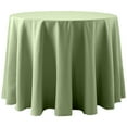thumbnail image 1 of Ultimate Textile (5 Pack) Cotton-feel 102-Inch Round Tablecloth - for Wedding and Banquet, Hotel or Home Fine Dining use, Sage Green, 1 of 3