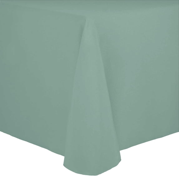 Ultimate Textile (5 Pack) Cotton-feel 108 x 156-Inch Rectangular Tablecloth - for Wedding and Banquet, Hotel or Home Fine Dining use, Seamist Light Green