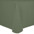 thumbnail image 1 of Ultimate Textile (5 Pack) Cotton-feel 60 x 120-Inch Oval Tablecloth - for Home Dining Tables, Sage Green, 1 of 3