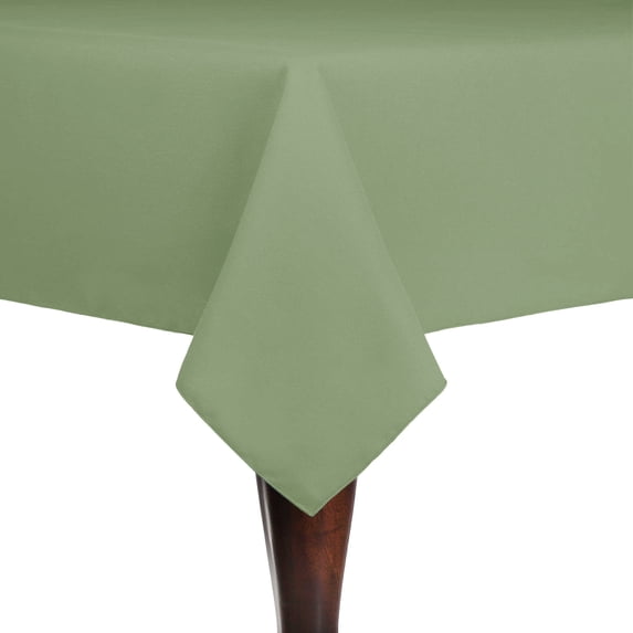 Ultimate Textile (5 Pack) Cotton-feel 72 x 120-Inch Rectangular Tablecloth - for Wedding and Banquet, Hotel or Home Fine Dining use, Sage Green