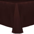 thumbnail image 1 of Ultimate Textile (5 Pack) Damask Kenya 60 x 84-Inch Oval Tablecloth - Home Dining Collection - Snakeskin Jacquard Design, Chocolate Brown, 1 of 3