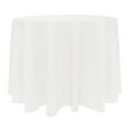 thumbnail image 1 of Ultimate Textile (5 Pack) Embroidered Pintuck Taffeta 96-Inch Round Tablecloth White, 1 of 3