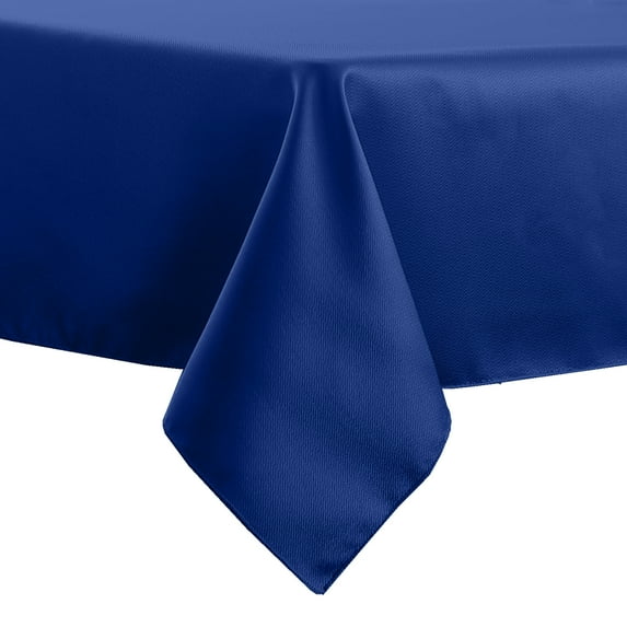 Ultimate Textile (5 Pack) Herringbone - Fandango 72 x 72-Inch Square Tablecloth, Royal Blue