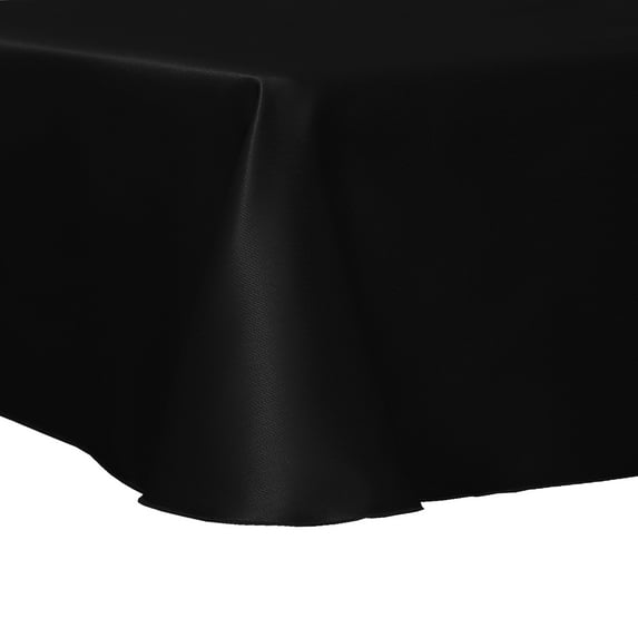 Ultimate Textile (5 Pack) Herringbone - Fandango 90 x 156-Inch Rectangular Tablecloth, Black