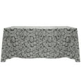 thumbnail image 1 of Ultimate Textile (5 Pack) Miranda 108 x 132-Inch Rectangular Damask Tablecloth - Jacquard Weave, Pewter Grey, 1 of 3