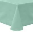 thumbnail image 1 of Ultimate Textile (5 Pack) Poly-cotton Twill 108 x 132-Inch Rectangular Tablecloth - for Restaurant and Catering, Hotel or Home Dining use, Seamist Light Green, 1 of 3