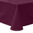 thumbnail image 1 of Ultimate Textile (5 Pack) Poly-cotton Twill 54 x 96-Inch Oval Tablecloth - for Home Dining Tables, Burgundy Dark Red, 1 of 3