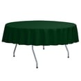 thumbnail image 1 of Ultimate Textile (5 Pack) Poly-cotton Twill 60-Inch Round Tablecloth - for Restaurant and Catering, Hotel or Home Dining use, Hunter Green, 1 of 3
