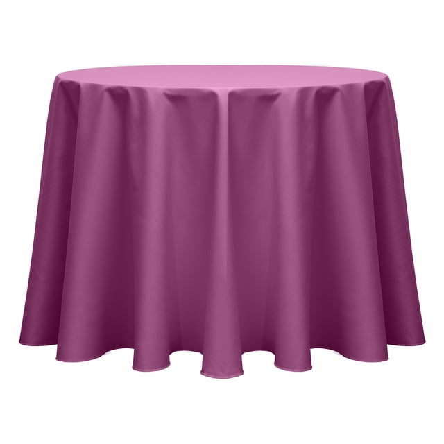 Ultimate Textile (5 Pack) Poly-cotton Twill 72-Inch Round Tablecloth ...