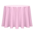 thumbnail image 1 of Ultimate Textile (5 Pack) Poly-cotton Twill 90-Inch Round Tablecloth - for Restaurant and Catering, Hotel or Home Dining use, Light Pink, 1 of 3
