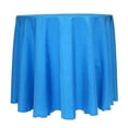 thumbnail image 1 of Ultimate Textile (5 Pack) Reversible Shantung Satin - Majestic 114-Inch Round Tablecloth - for Weddings, Home Parties and Special Event use, Cobalt Blue, 1 of 4