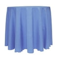 thumbnail image 1 of Ultimate Textile (5 Pack) Reversible Shantung Satin - Majestic 114-Inch Round Tablecloth - for Weddings, Home Parties and Special Event use, Periwinkle Blue, 1 of 4